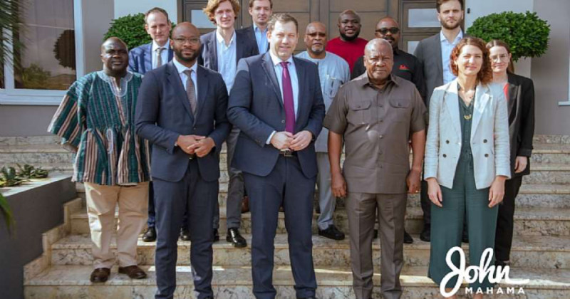 John Mahama meets delegation from Social Democratic Party of Germany (SPD).